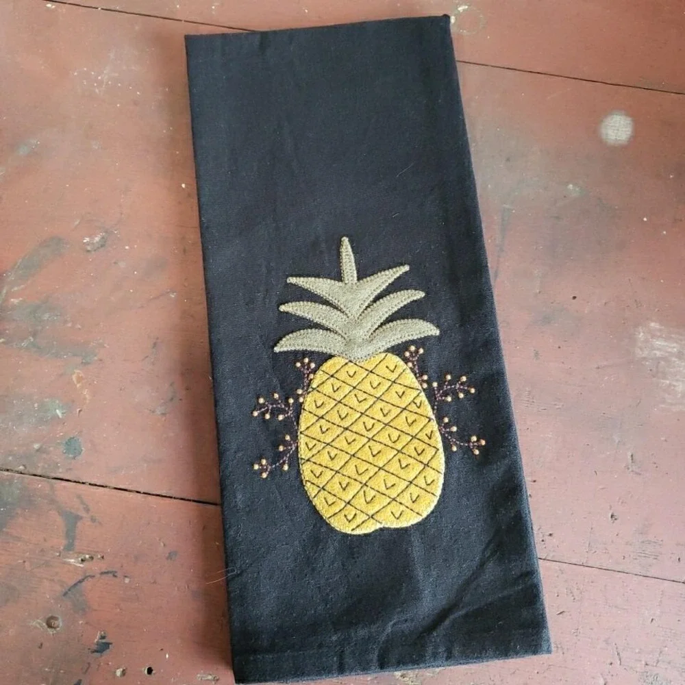 Primitive‎ Pineapple Welcome Kitchen Towel 18x28